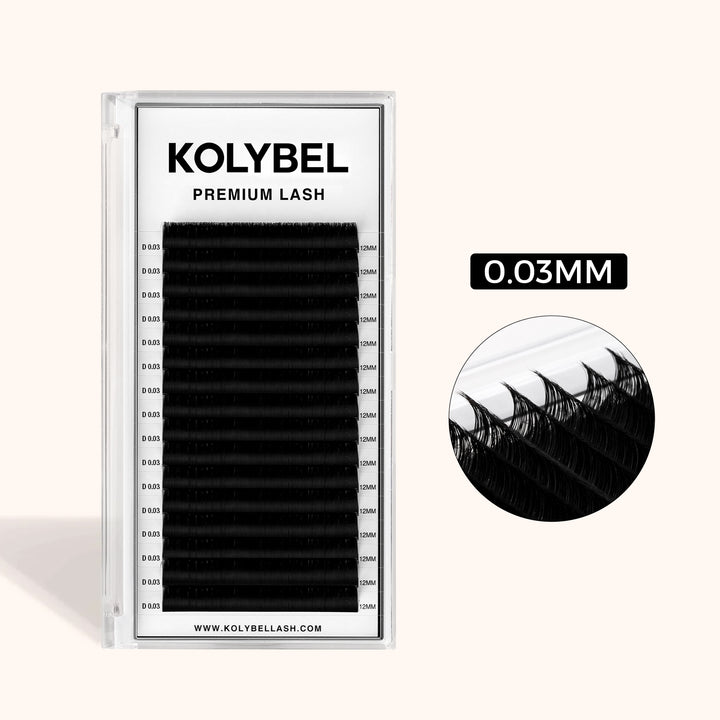 KOLYBEL LASH Premium Lash Extensions 0.03mm(16Rows)