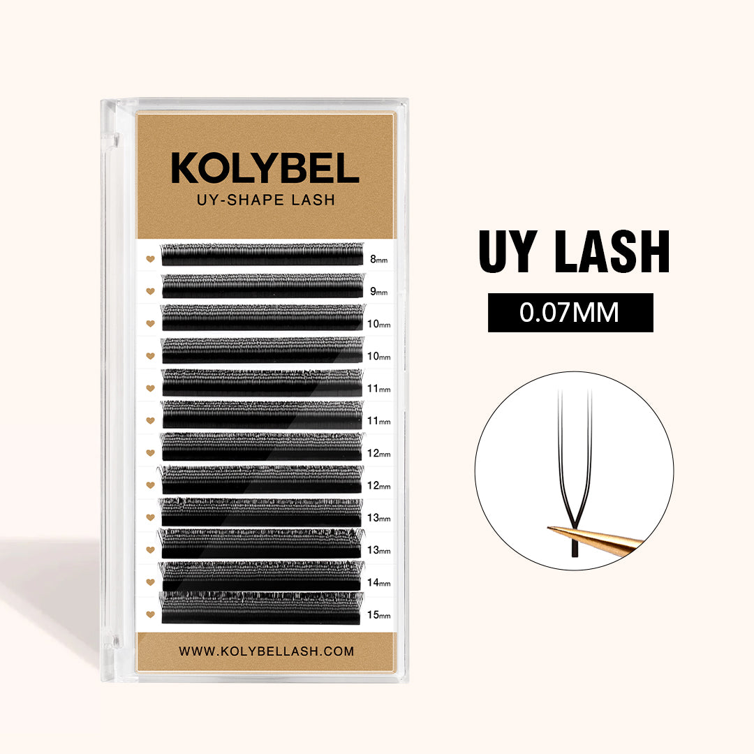 KOLYBEL LASH 0.07MM U-Shape YY Volume Lashes