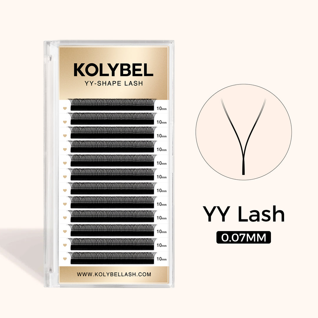 KOLYBEL YY Premade Volume Fans UYY Premade Volume Fans W SHAPED Premade Volume Fans U -SHAPED W Premade Volume Fans YY LASHES UY LASHES W LASHES UW LASHES