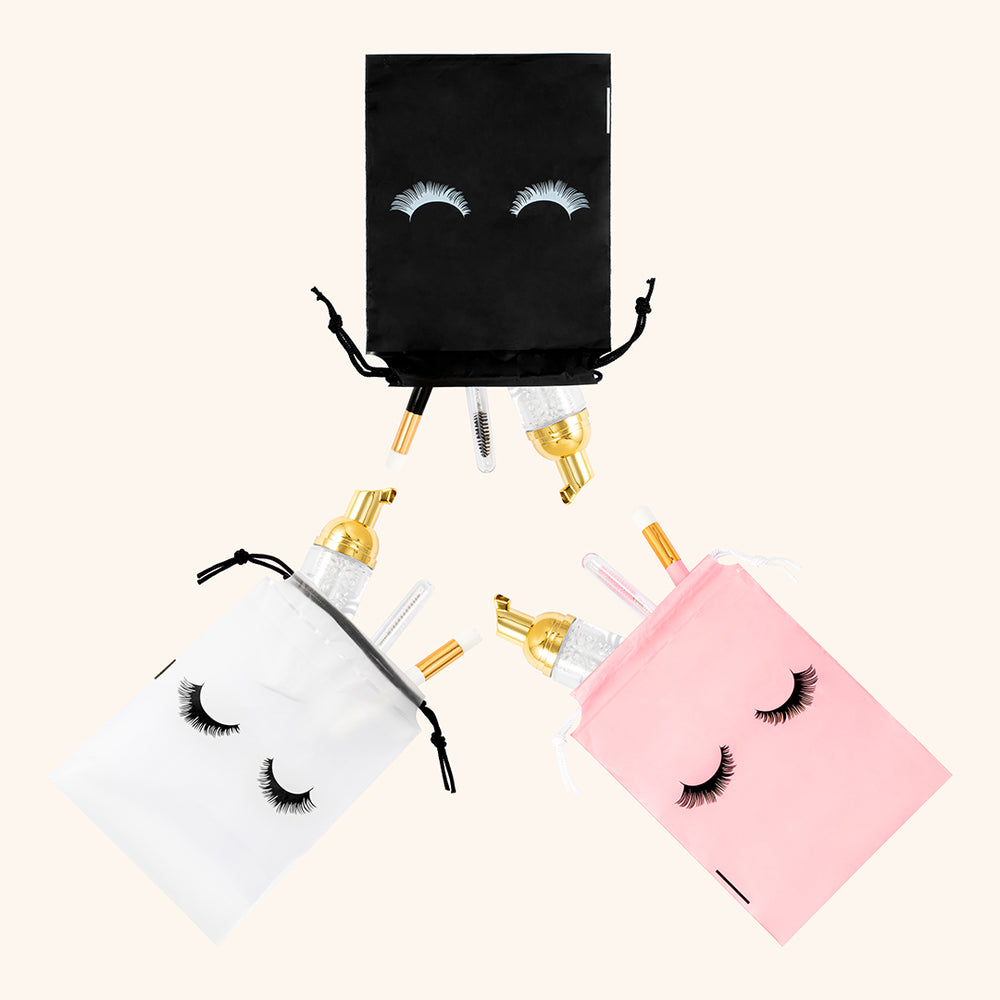 Eyelash Pattern Lash Aftercare Bags-kolybel